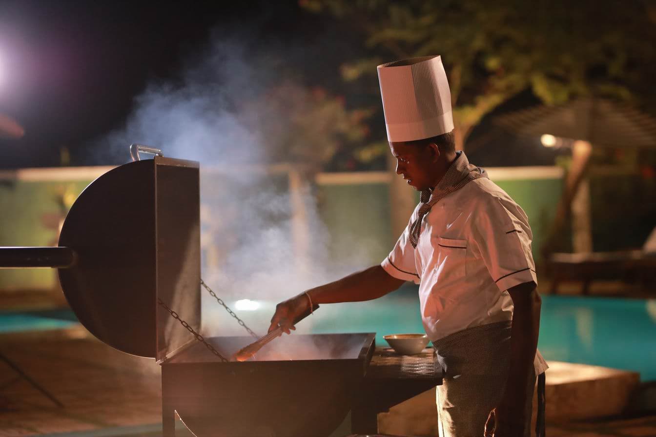 Live cooking experience
