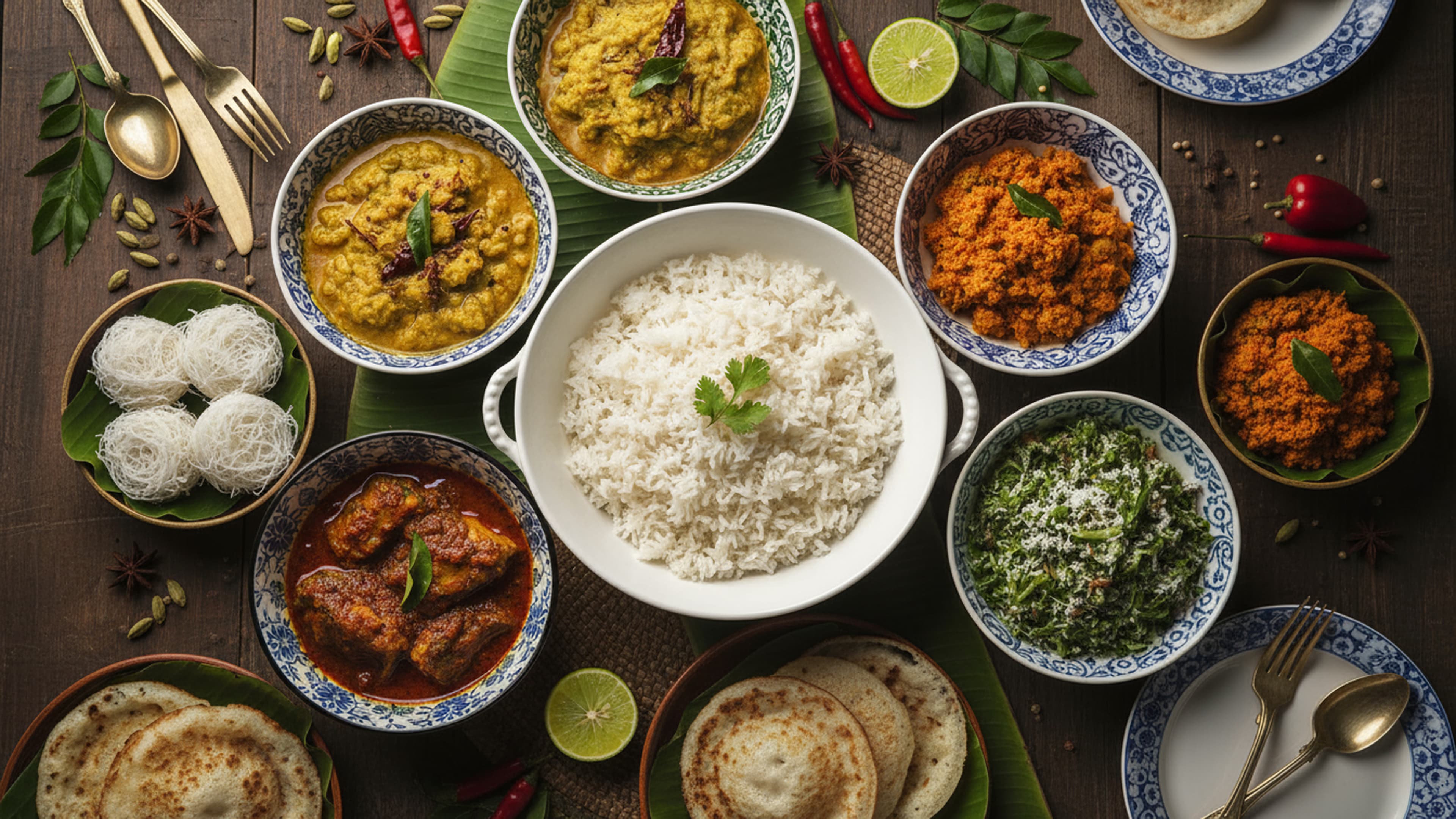 Authentic Sri Lankan cuisine